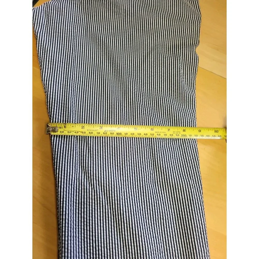 Rhone Seersucker Stretch Resort Pants Fits Mens 28×33 Blue White Striped Golf